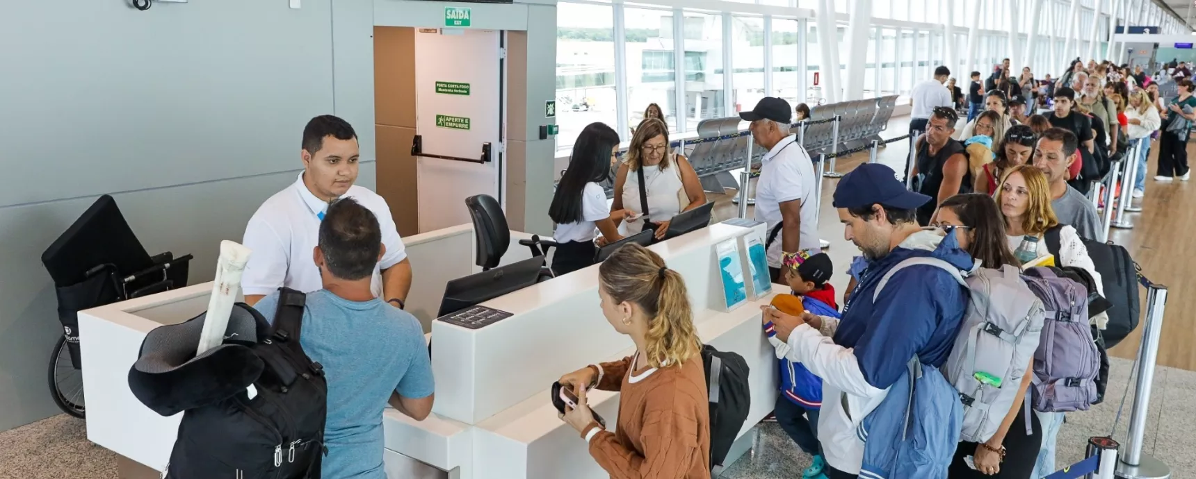 Movimentação internacional cresce 86%