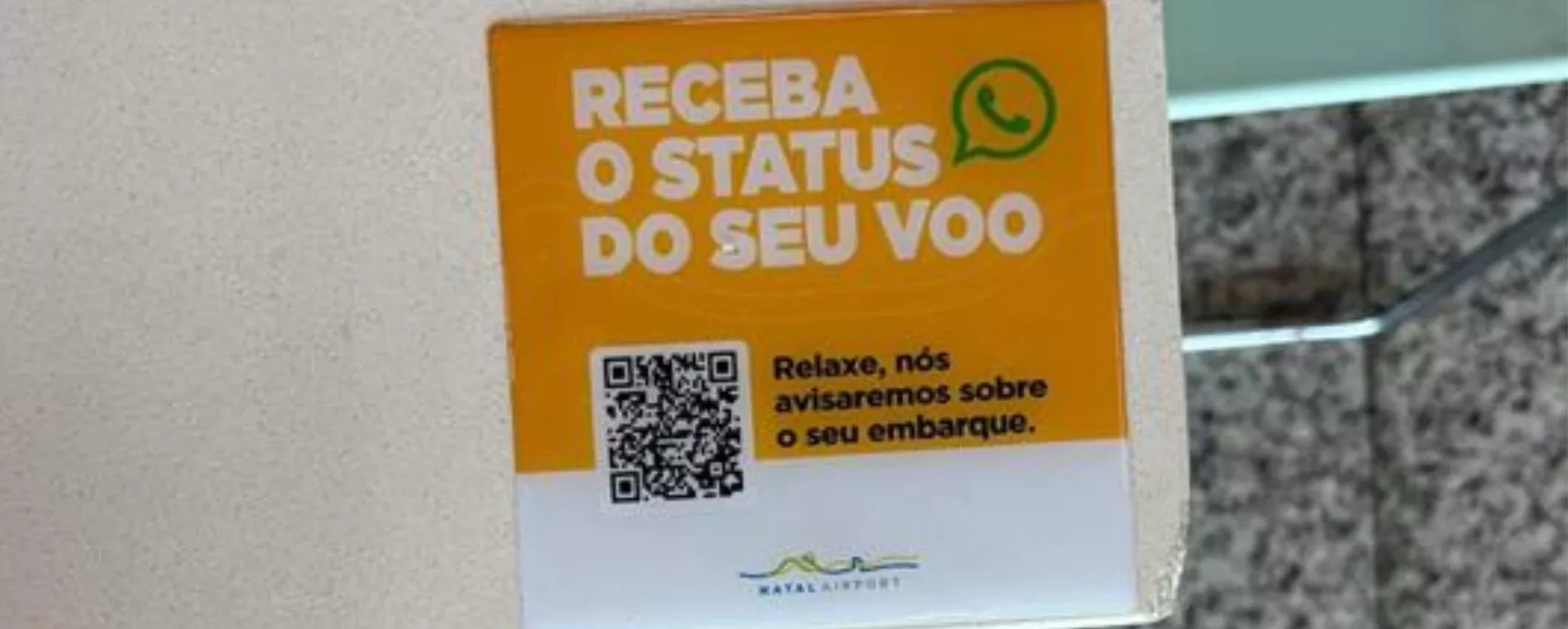 Natal Airport inicia serviço de informações de voos via WhatsApp