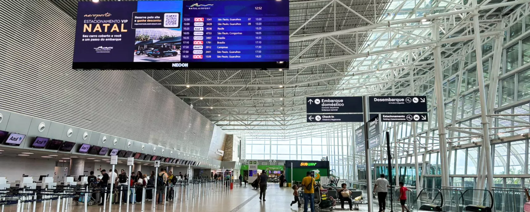 Orgulho potiguar: Natal Airport cresce em ranking nacional de satisfação geral dos passageiros
