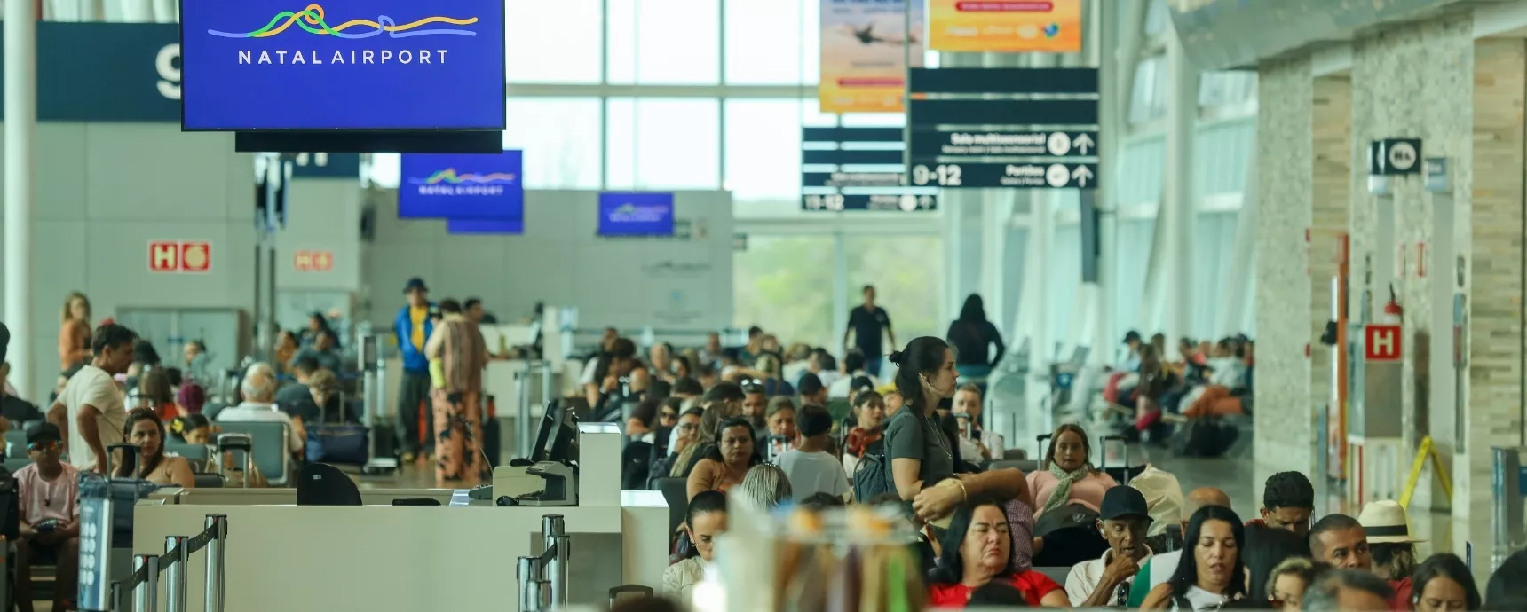 Aeroporto de Natal registra aumento de 18% no fluxo de passageiros no primeiro quadrimestre