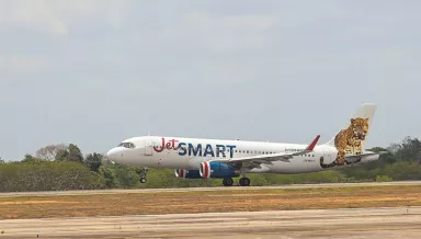 Aeroporto de Natal inaugura voo da JetSMART para Buenos Aires
